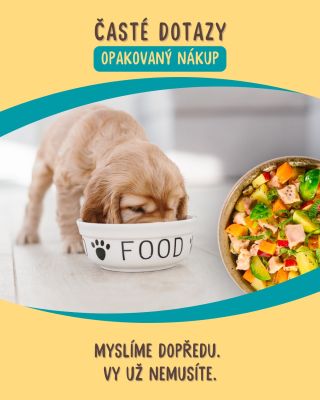 Opakovaný nákup = plán, který dává smysl 🐾 Díky službě opakovaný nákup máme všechno pod kontrolou – my i vy. My si můžeme...